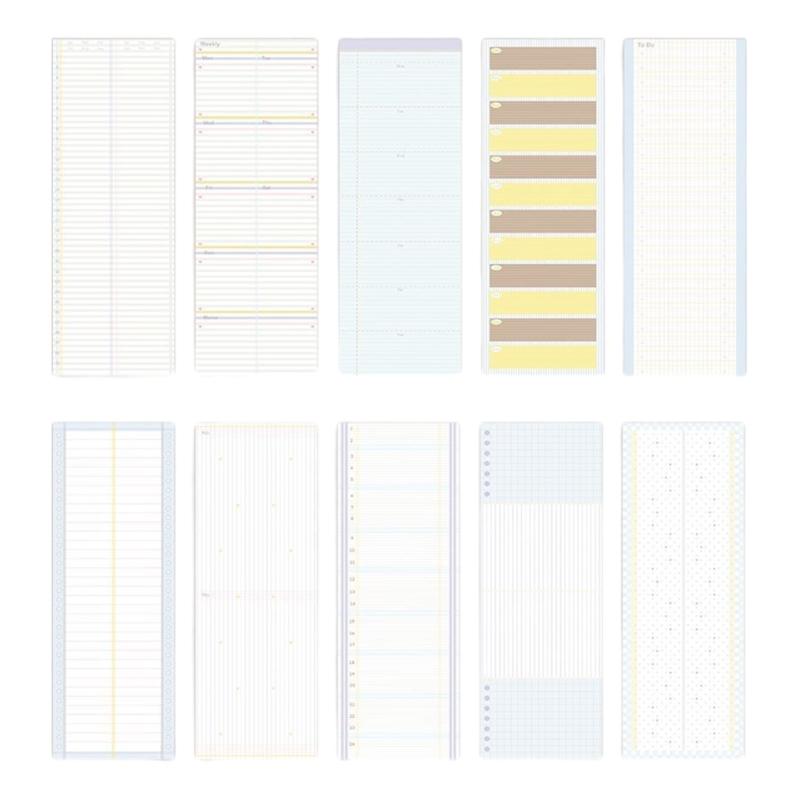 

100Sheets Decorative Note Paper 5x14cm Scrapbooking Decoration Supplies Memopad For Journal Planner Craft Project