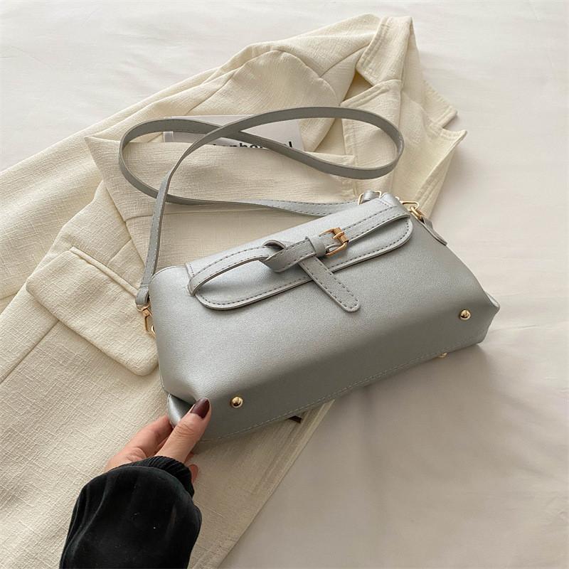 Trendy Retro Small Square Bag For Women Stylish Chic Single Shoulder Crossbody Bag