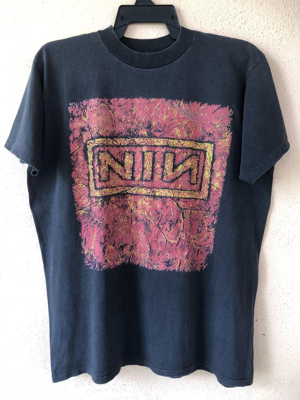 Vtg 90 s Nine Inch Nails Closer Tour Black Unisex Tshirt Reprint S-5XL KH12309 S