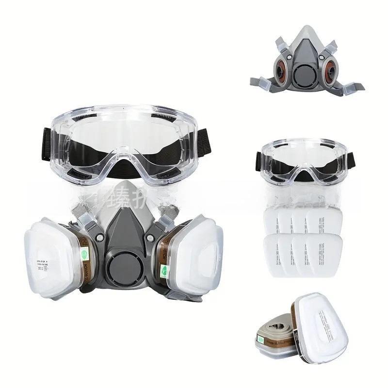 "6200 Protective Gas Mask for Spray Paint, Pesticides, Chemicals, and Formaldehyde"