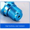 Aluminum High Hardness Airless Sprayer Adapter Quick Connect 360 Degree Rotatable Rotatable Sprayer Connector Leakproof