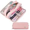 Style Korean Trendy Large Capacity Pencil Case Minimalist Durable Bag Canvas