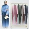 Cardigan Couleur Dégradée Quotidien Fête avec Foulard - LR840