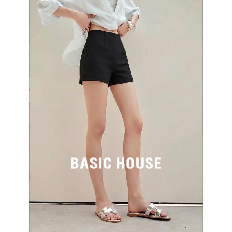 Basic House Women s Sexy Slim Fit High-Waisted Booty Shorts XL