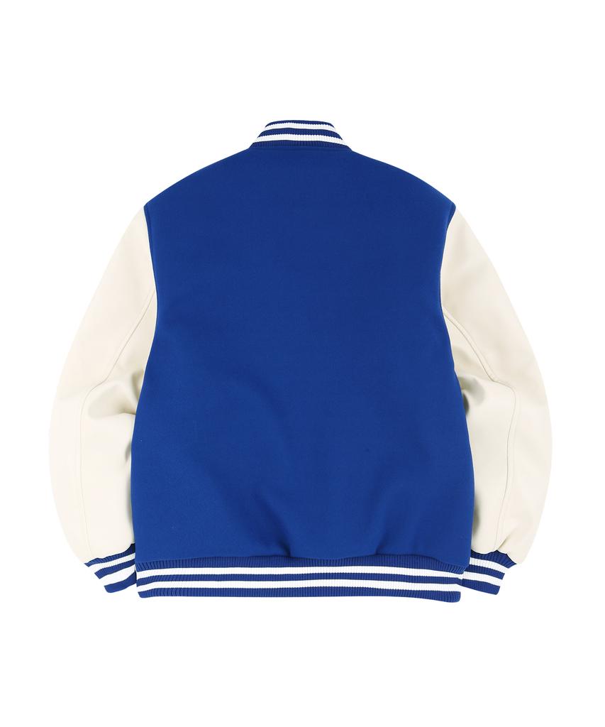 Raw Lab R Old School Heavy Varsity Jacket (Blue)