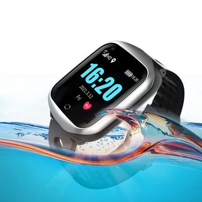 GPS 4G Wifi Video Wasserdicht Armbanduhr FA66 Silber