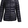 Emporio Armani EA7 SS23 Giacca Imbottita Casual con Cappuccio Stampa Lettere e Numeri Donna giacche Nero 8NTB14-TN12Z-1200