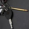 Easy To Carry Toothpick Detachable Anti-blocking Teeth Hanging Keychain Multi-functional Fruit High Hardness Pick Titanium Dental Camping Tool Outdoor