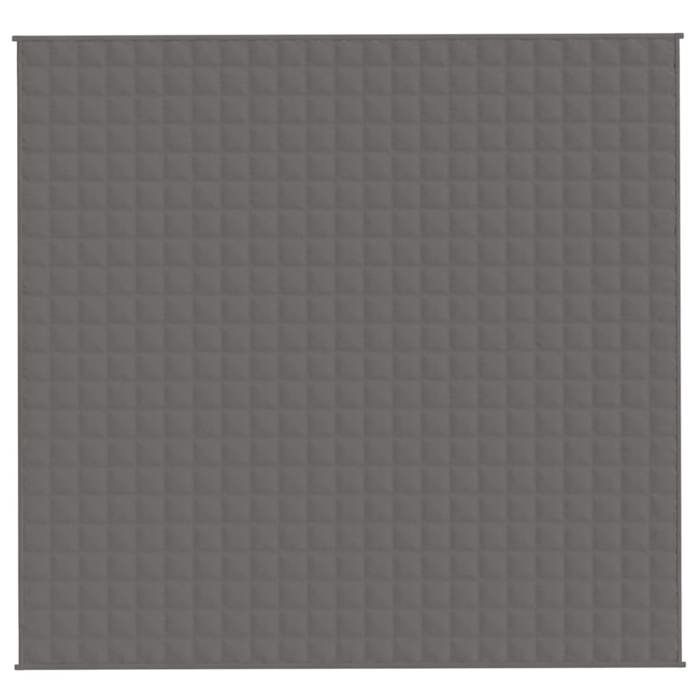 VidaXL Weighted Blanket Grey 220x235 Cm 11 Kg Fabric 350782