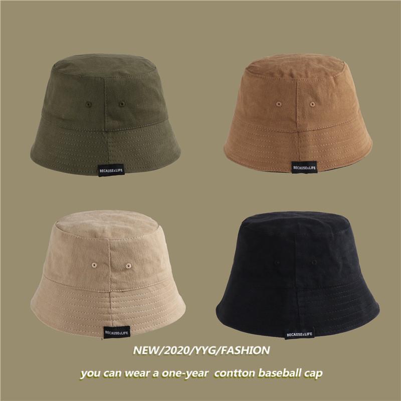 Trendy Black Fisherman Hat Breathable Windproof Summer Bucket Hat For Men And Women