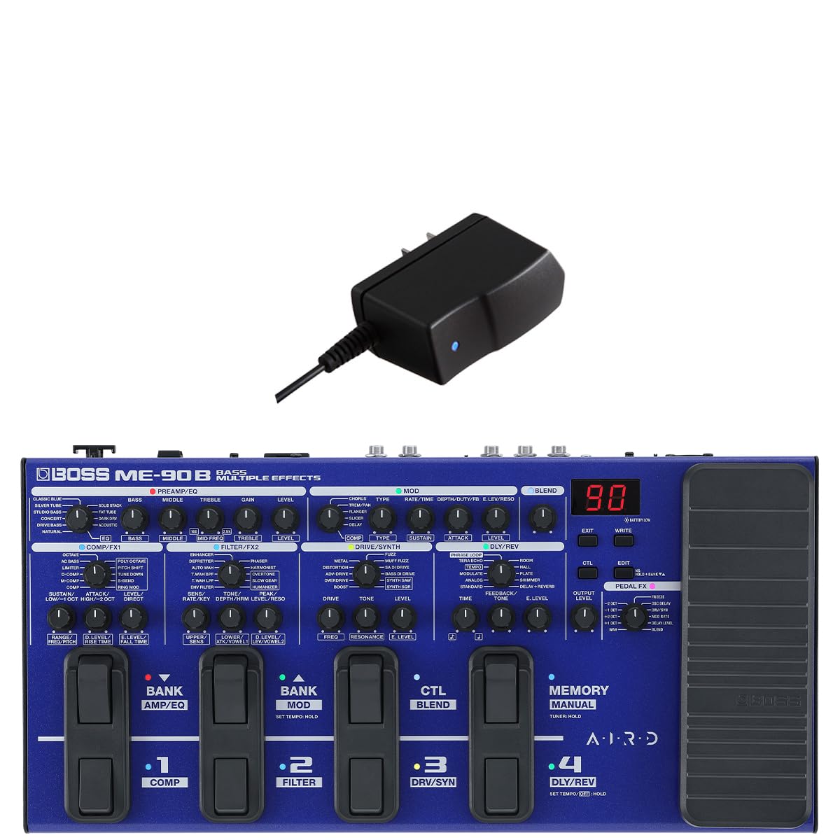 

BOSS BOSS genuine adapter set for electric bass with DI BOSS ME-90B + Multi-effector