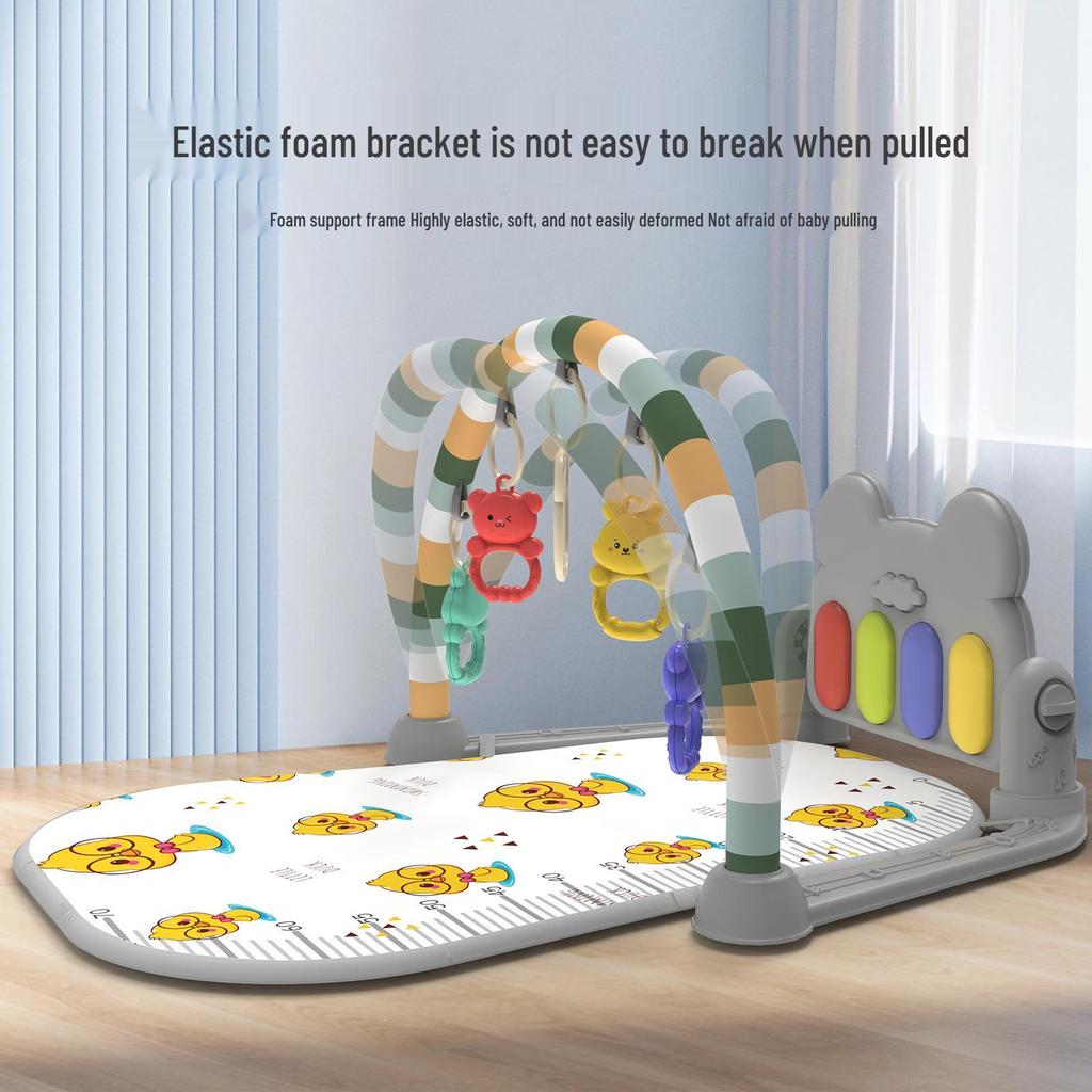 Free Shipping Baby Musical Kick & Play Gym: 0-36 Months Enlightenment Fitness Rack & Early Education Play Mat