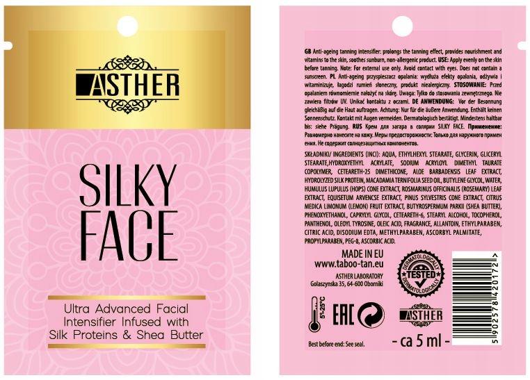 Asther Silky Face Intensifier na opalování