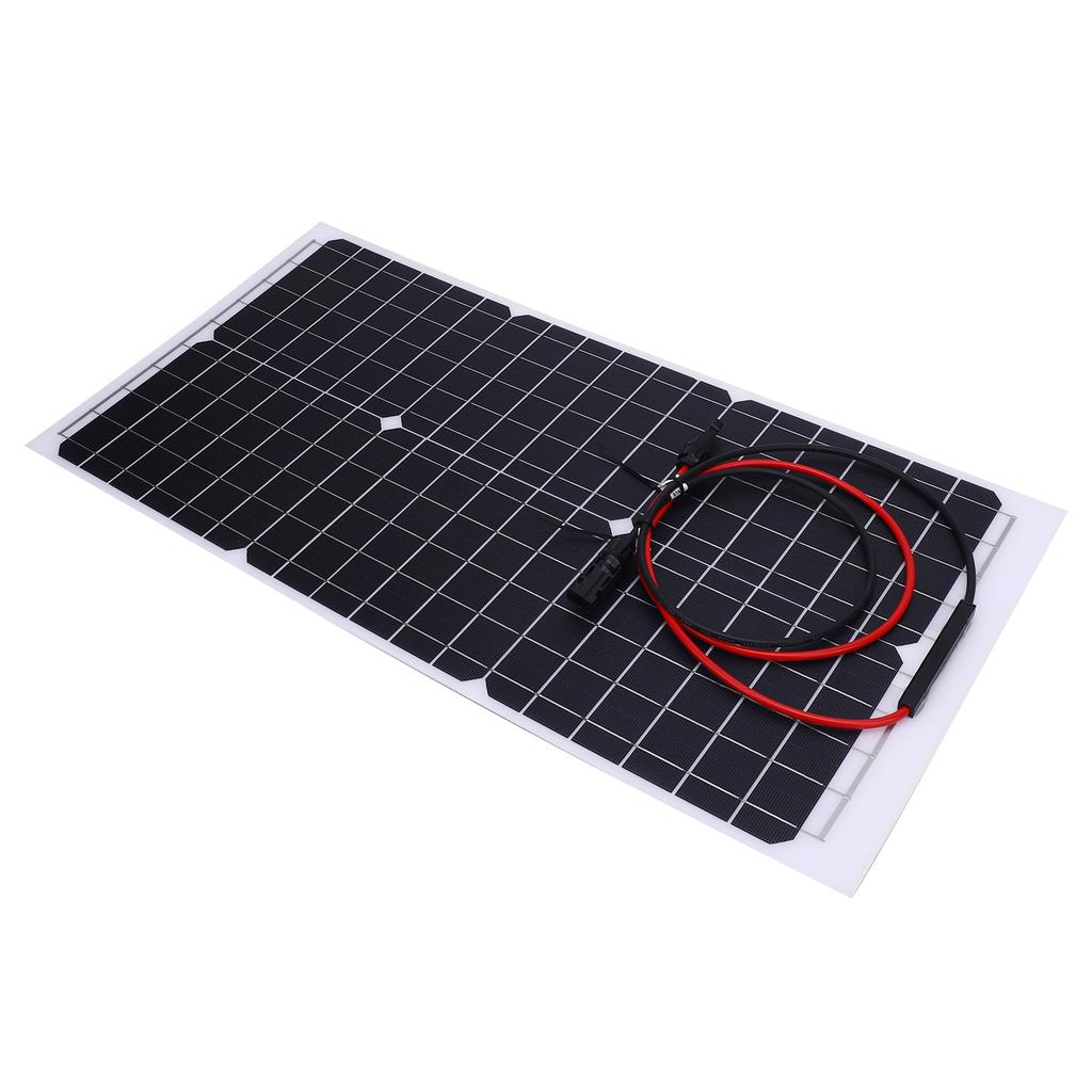 Solar Panel 30W 18V Semi Flexible IP65 Water Proof Monocrystalline Silicon Solar Panel for Camping