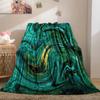 Marmor Decke Abstrakt Geometrisch Fleece Flanell Überwurfdecke Weich Warm Leicht Decke für Couch Sofa Geschenk für Mädchen Jungen