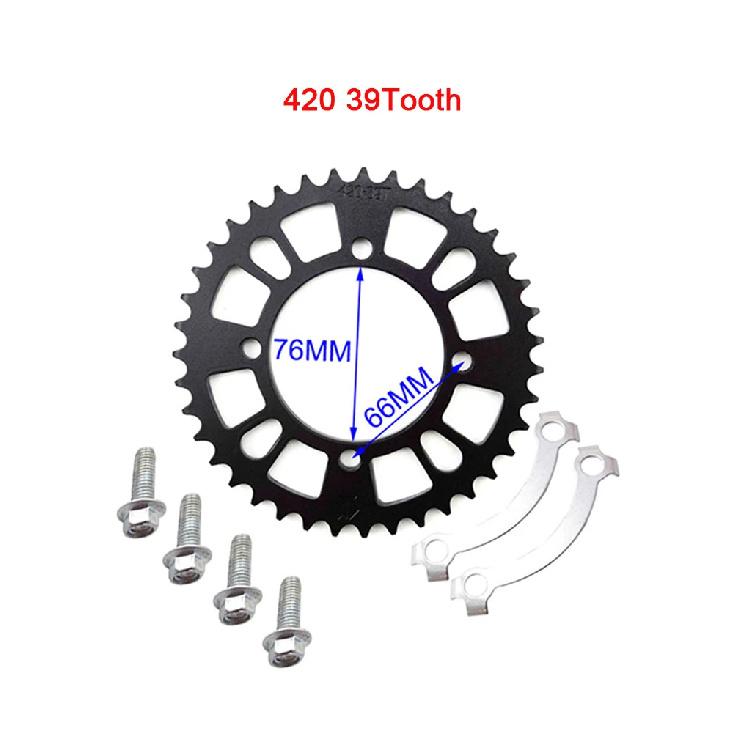 STONEDER Rear Sprocket 420 428 35T 37T 39T 41T 43T For SDG Hub Wheel Pit Dirt Bikes Motorcycle