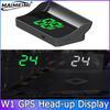 QC W1 GPS HUD Digitaler Tacho Plug and Play Head-Up-Display Für alle Autos Große Schrift KMH Windschutzscheiben-Projektor Autozubehör