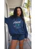 Autumn Women's Loose Fit Mid-High Neck Hoodie - European Size, Trendy Long Sleeve, Comfortable & Casual.