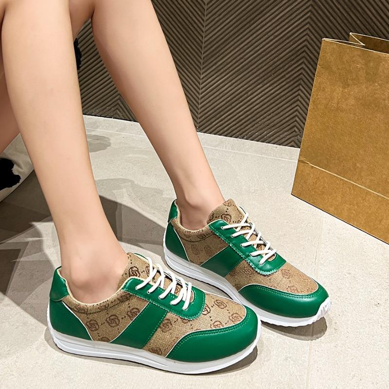 Móda 2025 Nové podzimní tenisky Dámské ploché ležérní pohodlné boty Móda Šněrovací vycházkové dámské boty Zapatos De Mujer Trend 43
