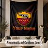 Custom Text Tapestry AS Roma Print Wall Tapestry Indoor Living Room Wall Decor