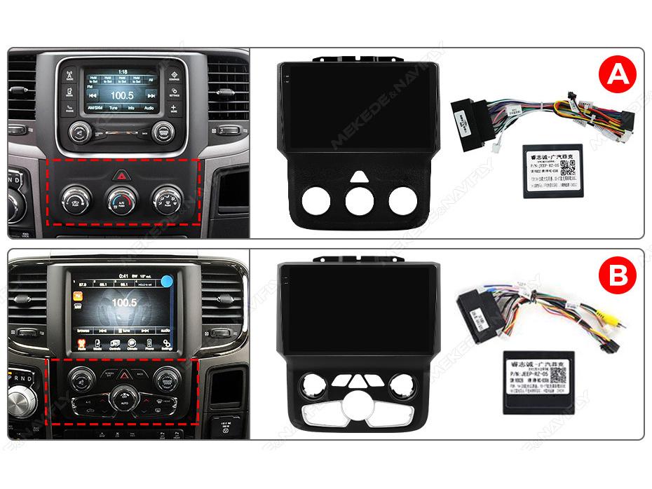 Dodge Ram 2013-2018 Android Navigation System for 1500/2500/3500 Models