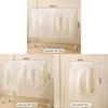 Clothing Dust Cover With Peva Material For Wardrobe Storage And Travel Use