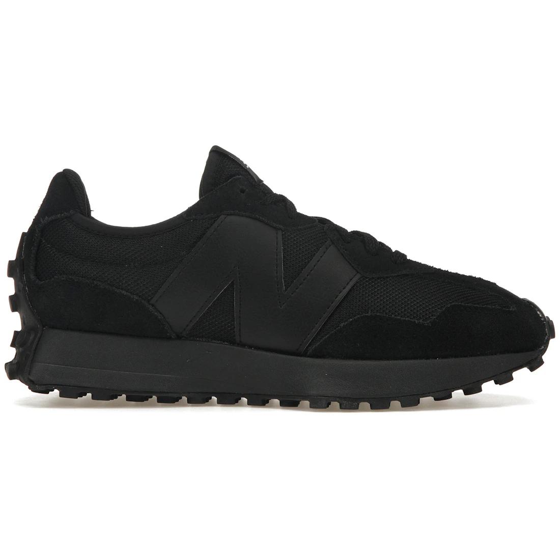 

Кроссовки New Balance 327 Черный Белый Логотип на Язычке(MS327CTB)