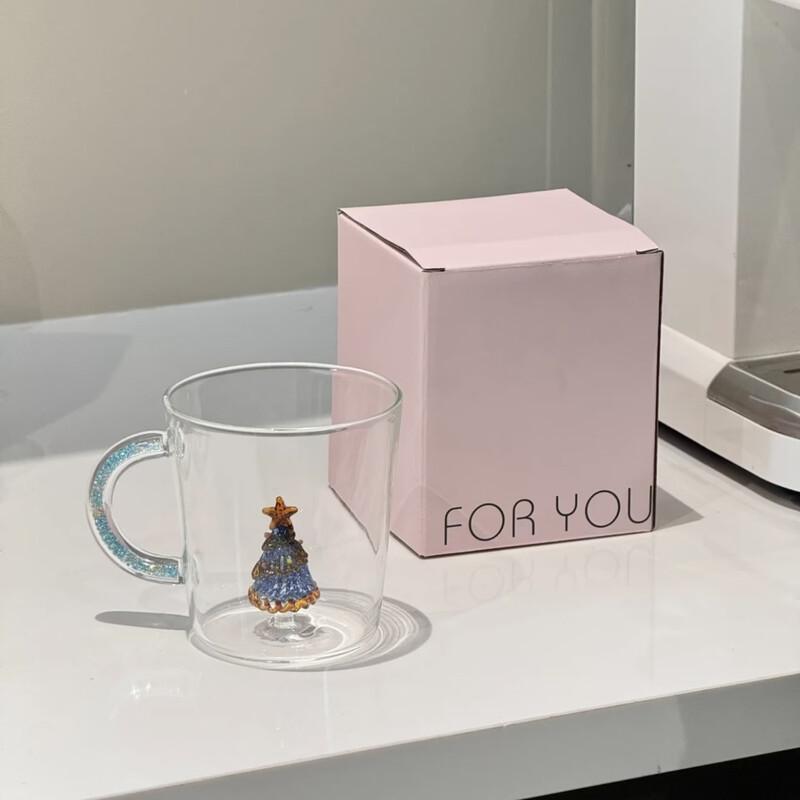 Shangqi Diamond Handle High Borosilicate Water Cup