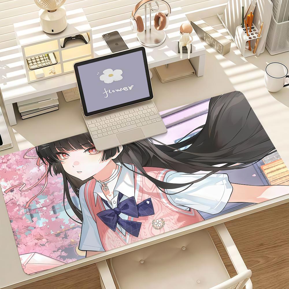 Game Wuthering Waves Chisa Mouse Pad Anti Slip Rubber Edge Locked Thickened Laptop Gaming Desk Mat