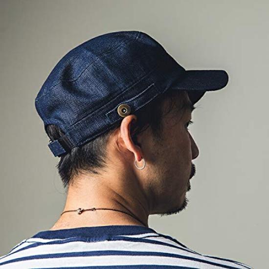 Belleapparel Work Standard Cotton Solid and Plus Size Cap, Denim, Hickory, Black, Men's Women's, (Gray, M)