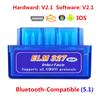 OBD2 Auto Scanner ELM327 Bluetooth/WIFI V1.5 OBDII ELM 327 BT/WI-FI 1.5 HHOBD HH OBD ELM327 Bluetooth 5.1/1.5 ELM 327 Switch On