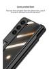 Samsung Z Fold6 Transparent Magnetic Phone Case with Pen Holder