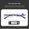 Frameless Anti-Blue Light Ultra-Light Reading Glasses for Men