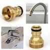Versatile Gold Brass Hose Connector Perfect For Kitchen Tap And Various Watering Needs