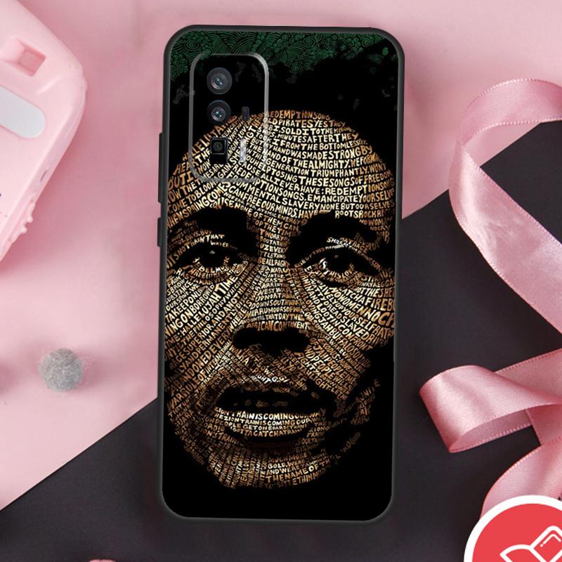 Bob Marley Case For Xiaomi 14 Ultra Mi 15 Pro 13 11T 12T 13T 14T POCO X7 Pro X3 X5 X6 F5 F6 F7 Cover