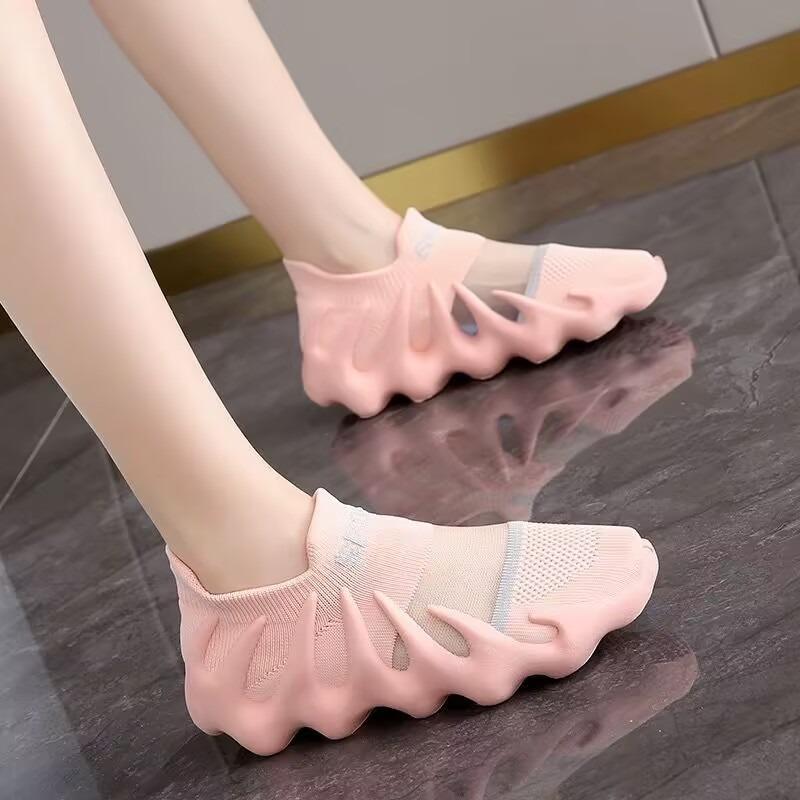 Ins mesh ademende octopus sokken schoenen dames zomer nieuw Koreaanse versie vliegend geweven Xiaolongbao hardloop casual schoenen
