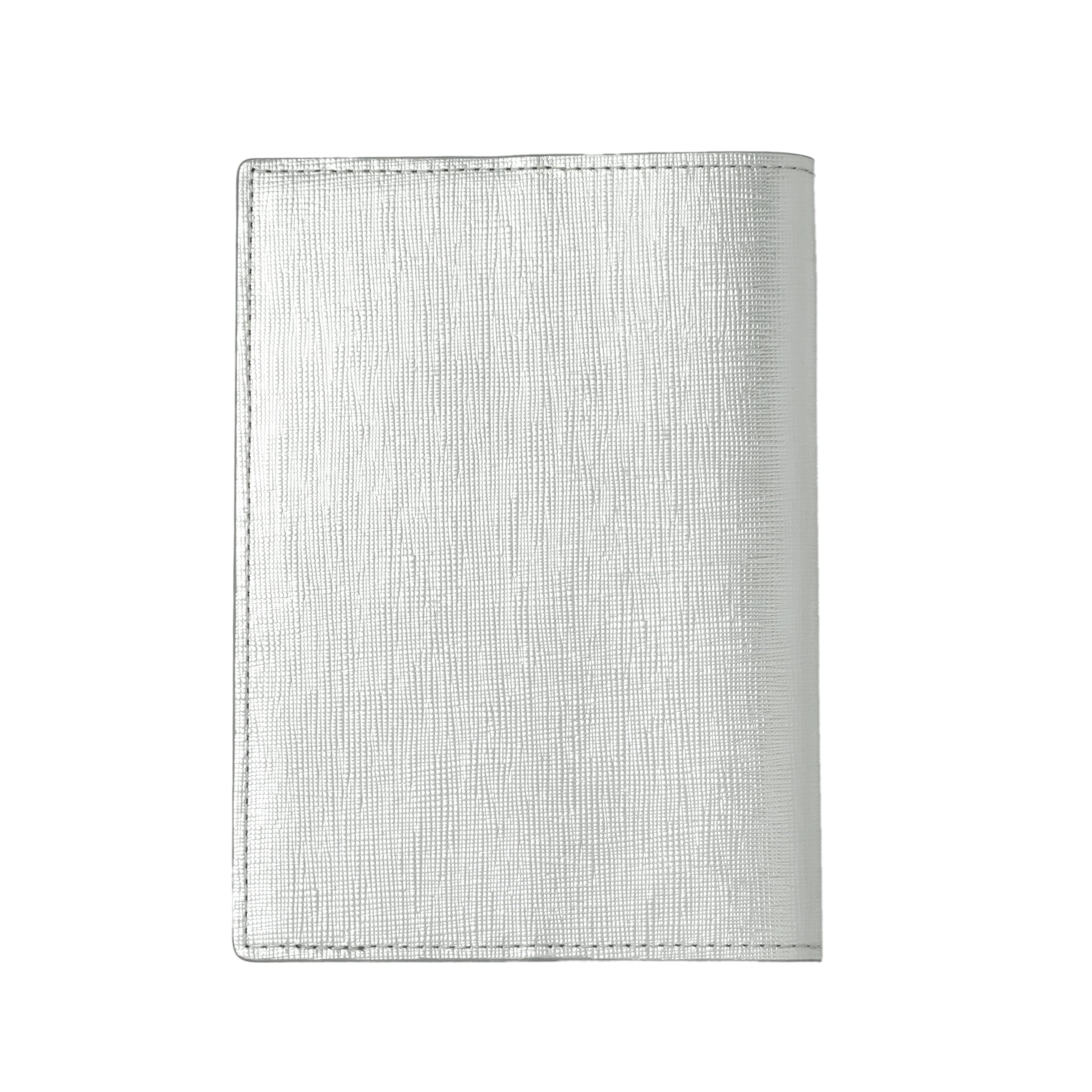 

[aso] Leather Book Cover, Paperback Size, Genuine Leather, A6 Size, Saffiano Compatible, 105 x 152mm, 600 Pages, Silver, bo-bc318-sv