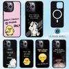 1PC Dont Touch My Phone Phone Case For iPhone 17,16,15,14,13,12,Pro,Max For Magsafe Magnetic Wireless Charging