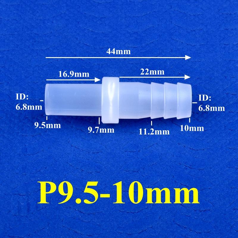 10 Stück/Los 9,5~25mm Flach auf 8~25mm Pagode Direktverbinder Aquarium Tank Anschlüsse Luftpumpe Schlauchverbinder Garten Tropfbewässerung Rohranschlüsse