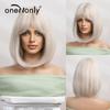 ALAN EATON Short Blonde Wig Cosplay Cute Synthetic Hair High Quality Wigs for Women Free Shipping Party Lolita Wigs
