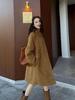Princess Sister: Elegant A-line Double-Faced Wool Coat for Women - Autumn/Winter 2025 Collection
