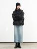 Generalidea Unisex Padded Volume Blouson Bomber Jumper [Black] / Sbe3U07006