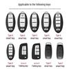 Nissan Key Case: Compatible with Qashqai, Kicks, X-Trail, Murano, Tiida, Sylphy, Pathfinder - Premium Unisex Car Key Shell & Buckle