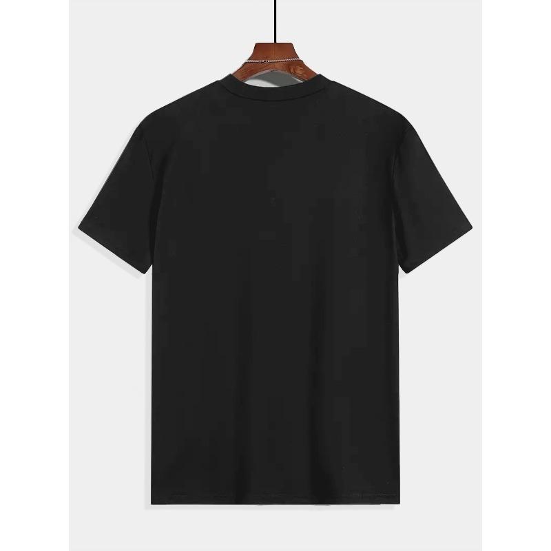 Men'S Print Summer T-Shirt with an Outdoor 'CAMPING LIFE' Design, Casual And Comfortable Round Neck Short Sleeve, Suitable for Daily Wear And Sports