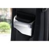 ABS Silver Seat Belt Adjustment Cover Trim 2PCS For Benz C-Class W205 2015-