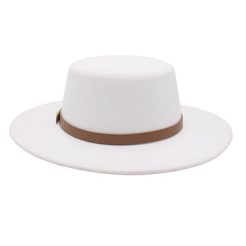 French Celebrity Jazz Hat Hepburn Sun Protection Hat Felt Hat Banquet Hat Pastoral Woolen Hat