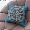 Bohemian Mandala Floral Throw Pillow Cases Pattern Cushion Cover Suitable For Sofa Bedroom Car Pillow Cover