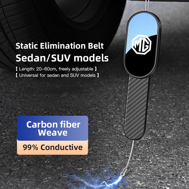 ABS Stainless Steel Carbon Fiber Patterned Automotive Static Elimination Strip For Morris Garages MG MG3 MG5 MG6 MG7 GT GS HS ZS