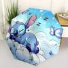 Stitch, Ombrello con Paesaggio Nuvoloso ad Apertura e Chiusura Automatica, Ombrello da Viaggio Compatto, Leggero e Portatile, Adatto per Spiaggia Pendolarismo B
