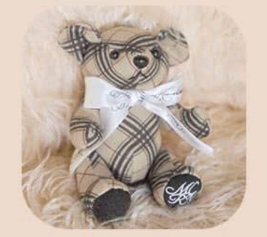 

[USED] Michel Macaron Novelty Check Teddy Bear Charm